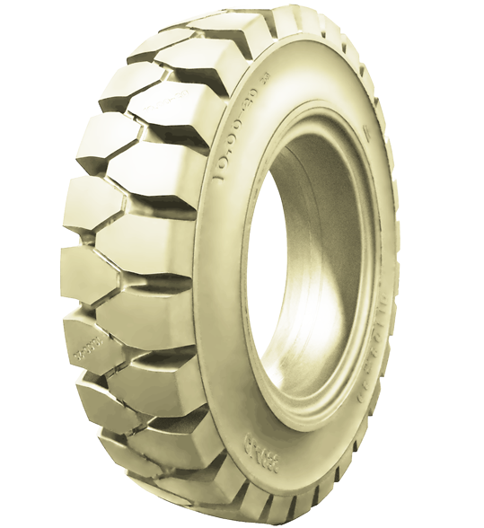 18x7-8/4.33" Non-Marking (NM) General Service (GS) Solid Resilient Traction Lug Tire 24915102