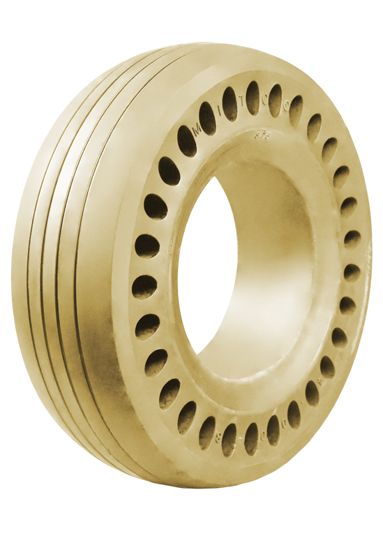 4.00-8 (400x8-3.75") Solid Solver NM Non-Marking Rib Aperture Tire