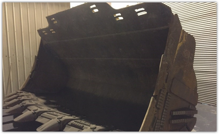294-8980 Spade Nose Rock Bucket (Used), Caterpillar 992K