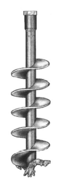 12" Premier High Torque HTR Auger, 6 Foot Length, 12-Teeth A12HTR6