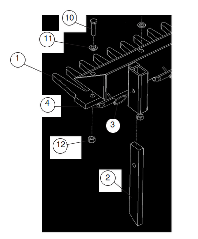65-P2-108 Loegering Eliminator Angled Hitch Pin