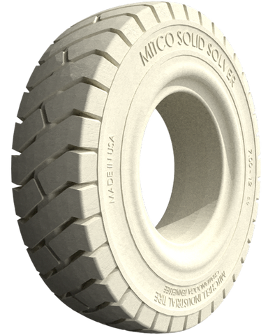 600x9/4.00 Resilient Non-Marking (NM) Lug Tire, Solid Solver EF Click Type 26301102