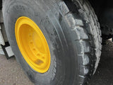 Twelve Good Used Tires w/Grove GMK Crane Wheels, 445/95R25 (16.00R25) Michelin X-Crane+ TL 174F Radial