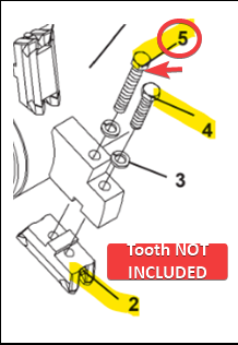 Bolt Screw, Bradco HHC M16-1.50 X 110MM (For Mulcher Reversible Claw Tooth)