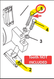 Bolt Screw, Bradco HHC M16-1.50 X 110MM (For Mulcher Reversible Claw Tooth)