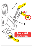 Bolt Screw, Bradco HHC M16-1.50 X 75MM (For Mulcher Reversible Claw Tooth)