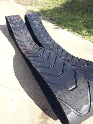 330X18 Rubber Paver Tracks, Traction, Roadtec Asphalt Pavers, RP-195 ...