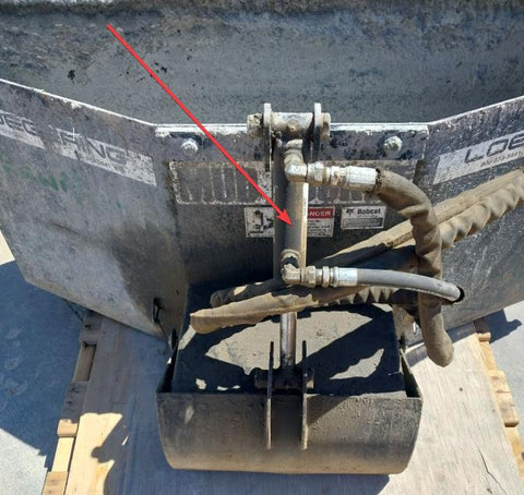 2090-051 Hydraulic Cylinder, OEM Genuine Loegering Mud Bucket