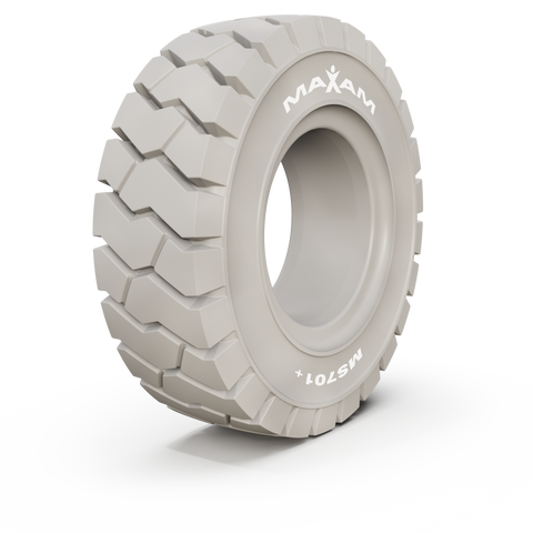 6.50-10 Maxam MS701+ Pro (5.00F) Solid Tire, ST (Lockring), NM (Non-Marking), Traction V50166