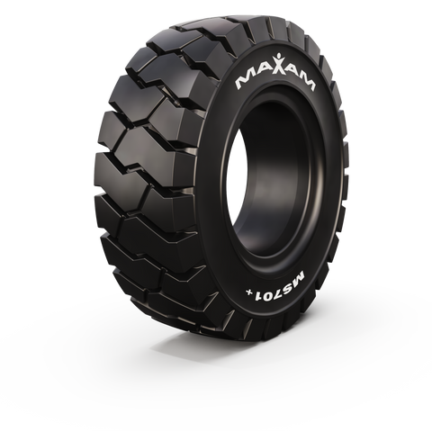 28X9-15 (8.15-15) Maxam MS701+ Pro (7.0) Solid Tire, ST (Lockring), BSW, Traction V50148