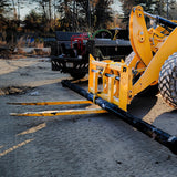 96" Rockland Utility Construction Forks, 21,150 Lb Capacity, 96" Carriage, Manual Type (20/30/40 Class)