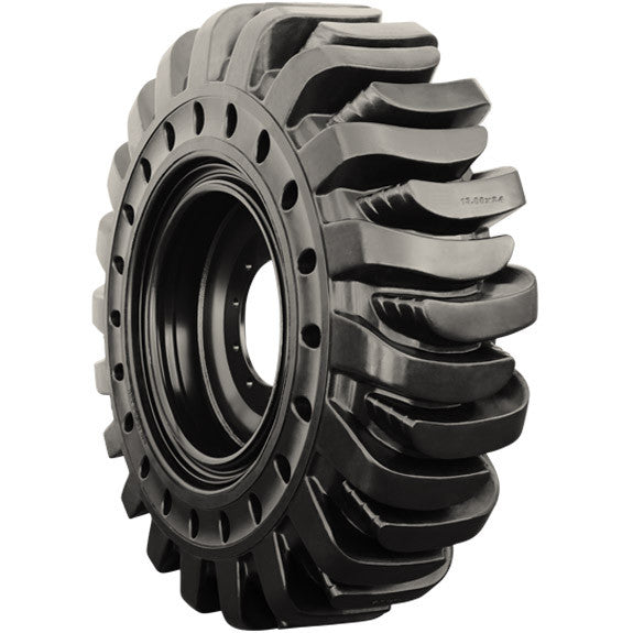 47X17-24 (445/50D710) Brawler Solidflex HPS Telehandler Tire & Wheel Assembly (Solid Tire-Traction)
