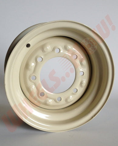 WA15X8-1 Skid Steer Wheel Assembly, 8 Bolt Hole Single Piece, For Tire Size 27X10.50-15