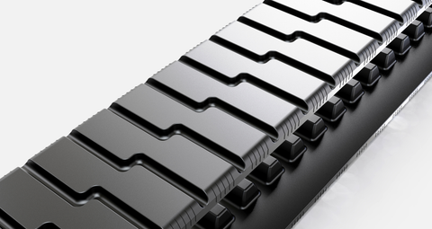 330X18 Rubber Paver Tracks, Traction, For Roadtec Asphalt Pavers, RP-1 ...
