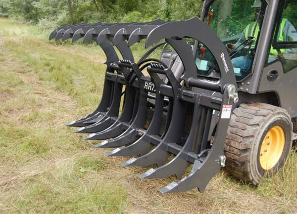 Loader Brush Rake 78” Bradco Root Rake Assembly For Skid Steer Loaders 123682 ...