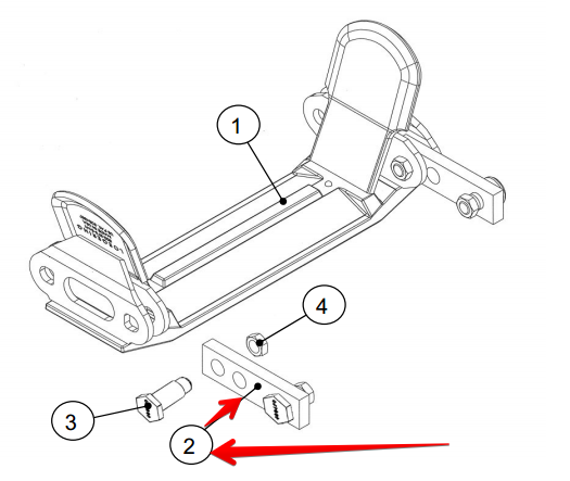 FM425 1/2" Genuine Loegering Link, For F Series Over The Tire (OTT) Steel Tracks