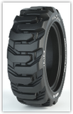 12-16.5 Solid Tire & Wheel Assembly, Maxam MS705 R-4 XD, Traction Non-Aperture, Right Side V53519R