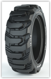 12-16.5 Solid Tire & Wheel Assembly, Maxam MS705, R-4 Traction, Non-Aperture, Press-On, Right Side V53507A1R
