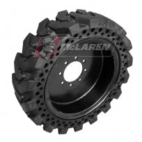 13.00-24 (50x13-24L/R) McLaren Maximizer Solid Telehandler Tire & Wheel Assembly (Ten Bolt Hole)