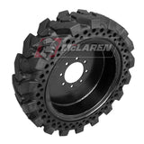 Set of Four 33HX12WX20R (12-16.5) Maximizer MT Solid Tires w/ Rim