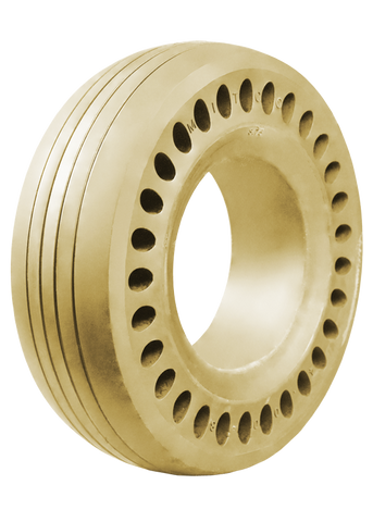 4.00-8 (400x8-3.75") Non-Marking Rib Aperture Tire/Wheel Assembly, Solid Solver 26165802WA