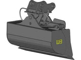 WTB5-60 Werk-Brau 60" Hydraulic Tilting Ditching/Grading Bucket, (14000-16000 Lb) Weight Class Machines