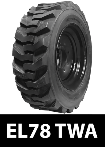 12-16.5 Westlake EL78 Left-Hand 12-Ply, R-4 Traction Tire/Wheel Assembly For Skid Steer Loaders (SSL)